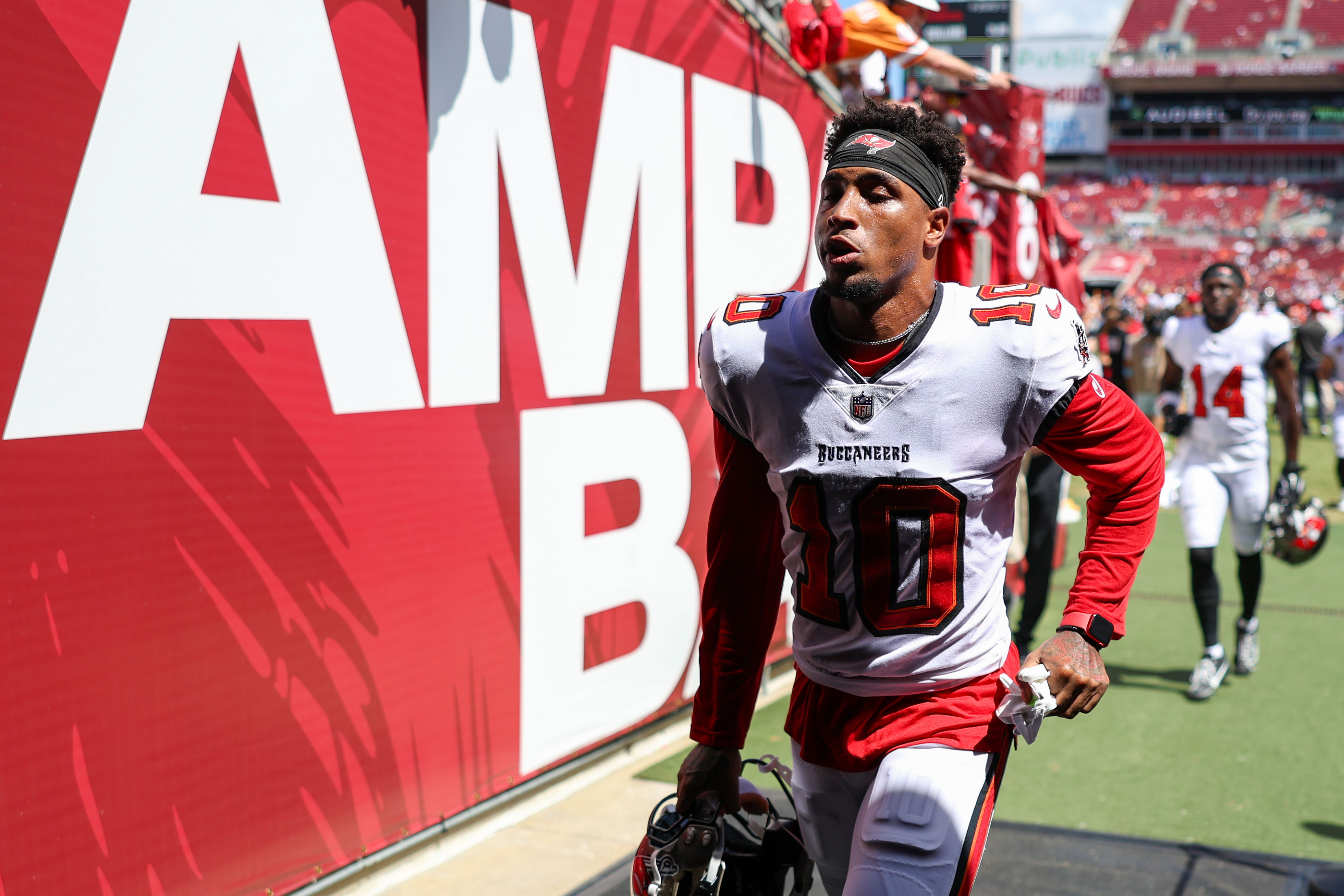Tampa Bay Buccaneers WR Trey Palmer - Source: Imagn